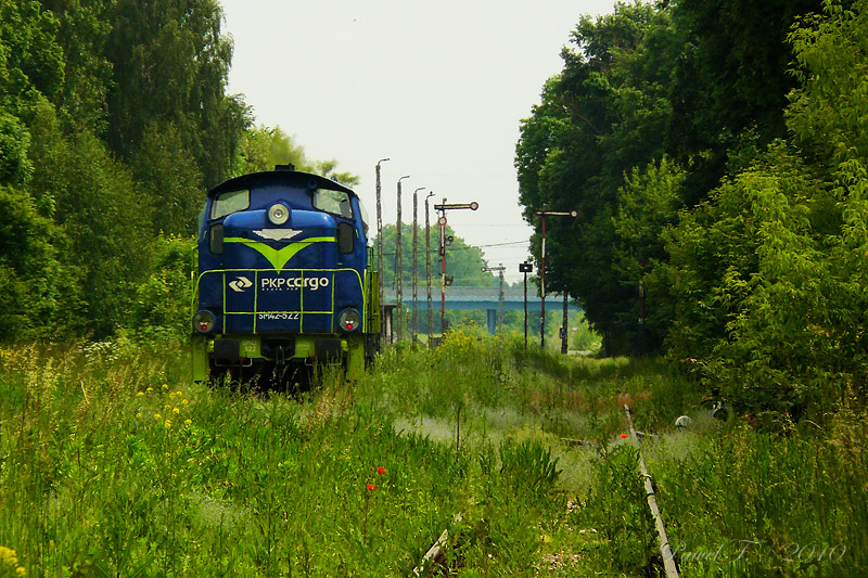 Rok 2010. SM42-522 udaje się luzem do Małkini.